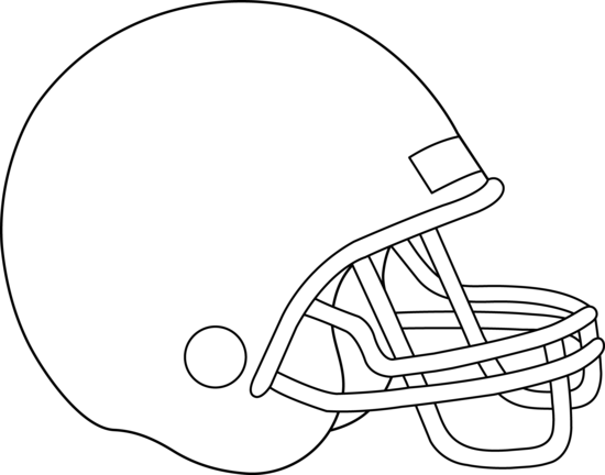 Football Helmet Outline Printable images
