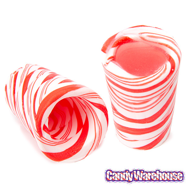 Peppermint Candy Shot Glasses: 12-Piece Display | CandyWarehouse 