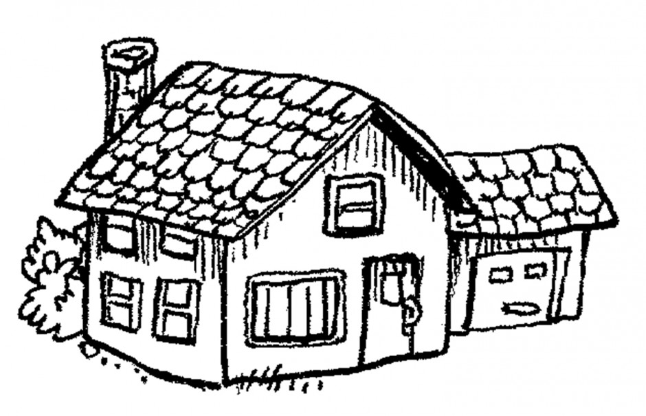 School House Line Art Free Clip Art 94139 School House Coloring Pages