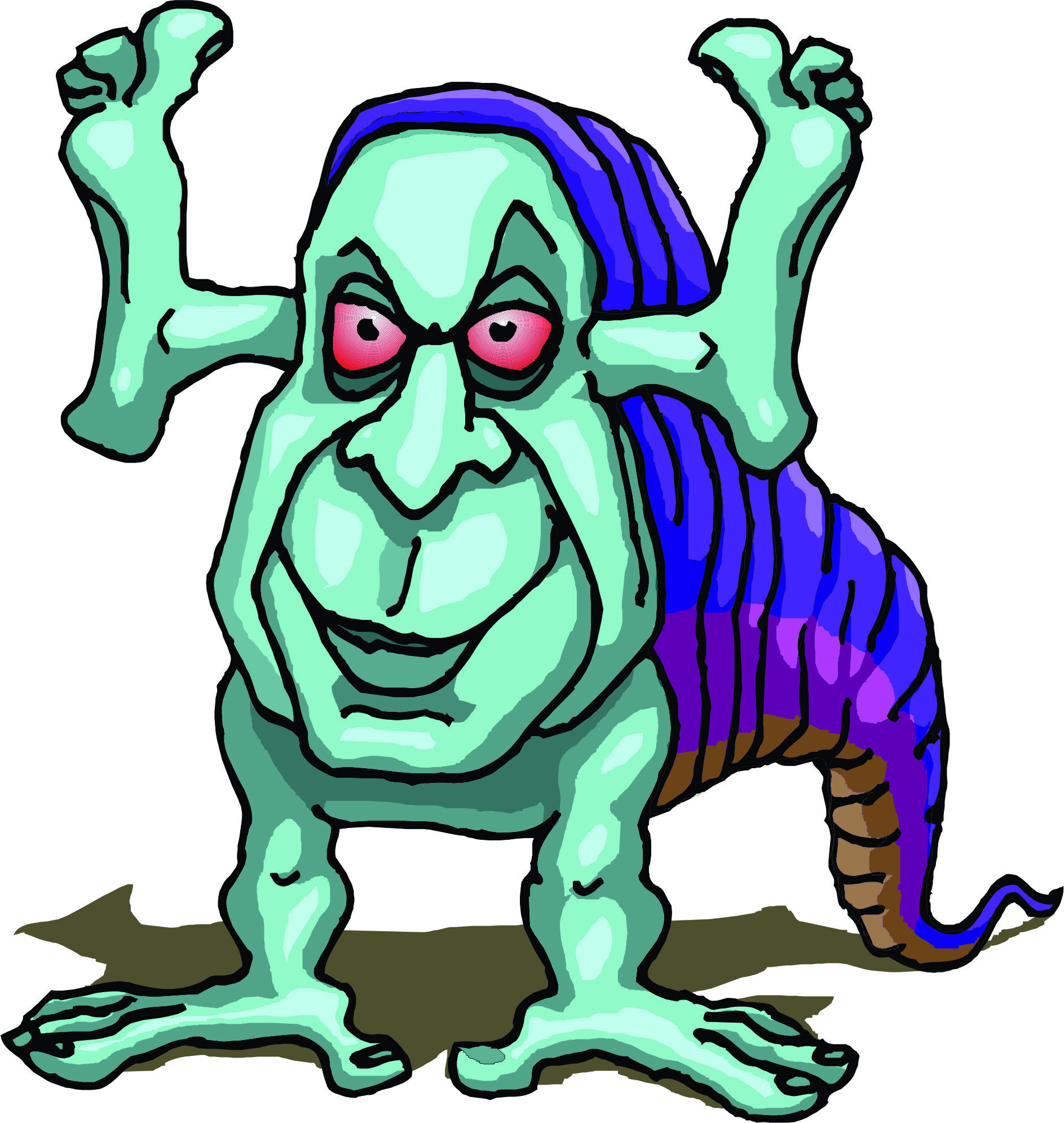 Scary Monsters That Come Out At Night - Clipart library - Clipart library