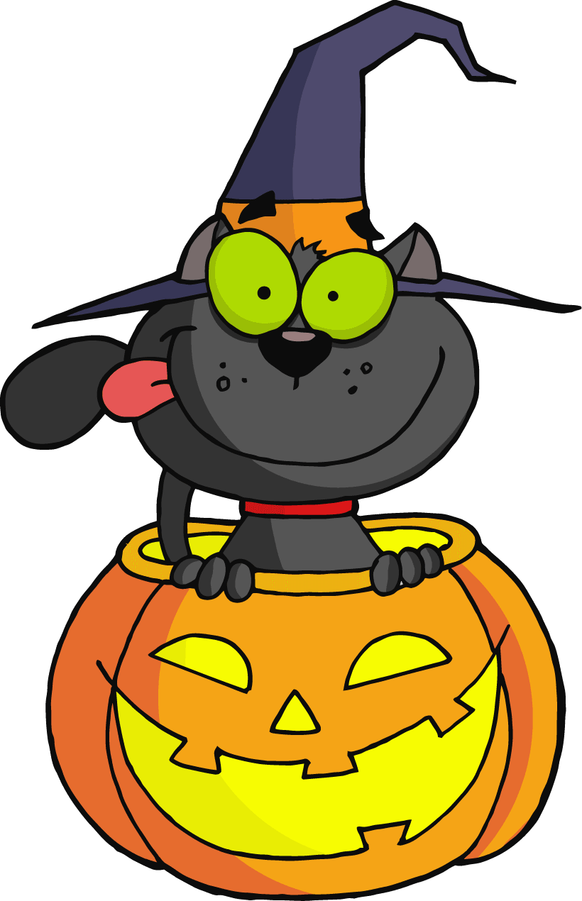 Halloween Cartoon Pumpkins - Clipart library