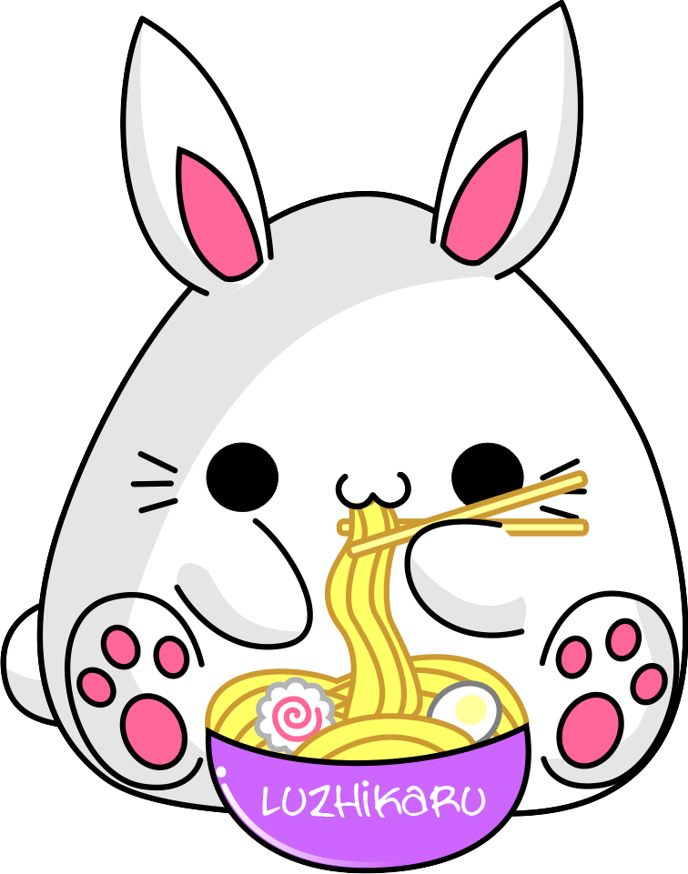 bunny eat ramen animation by  