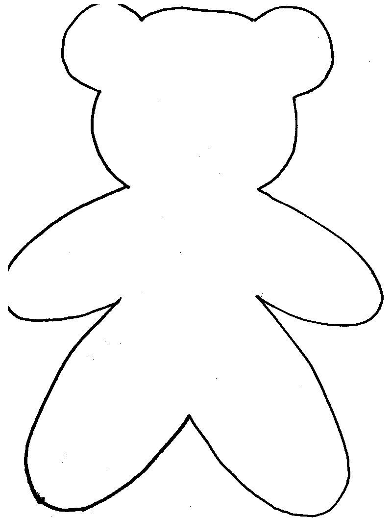 Standing Bear Outline | Clipart library - Free Clipart Images