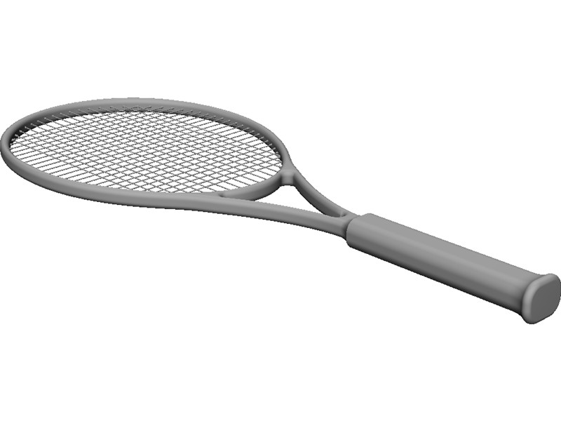 Tennis Racquet 3D CAD Model Download | 3D CAD Browser