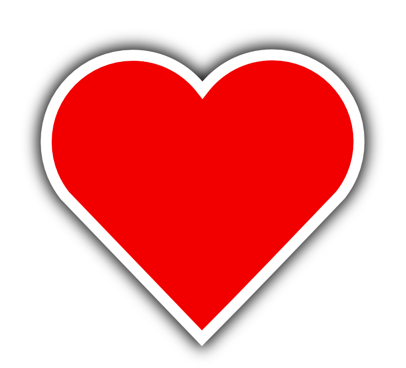 Clipart - Simple Red Heart