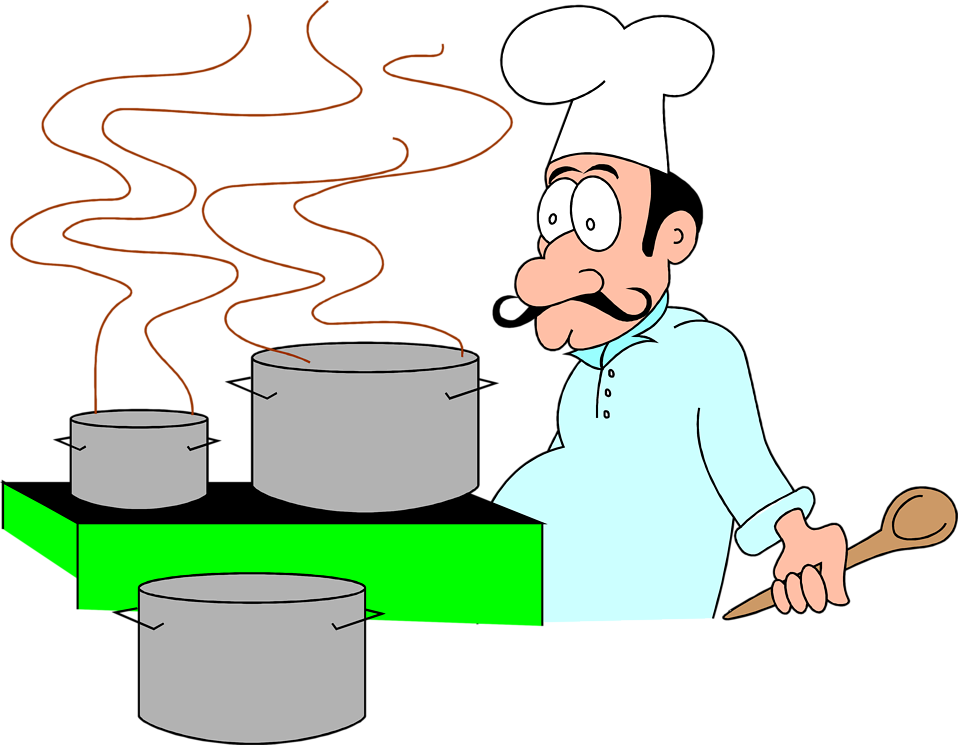 Free Stock Photos | Illustration of a cartoon chef with cooking 