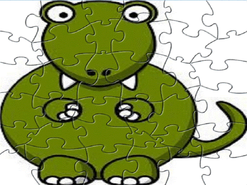 AppDev Dinosour Puzzle Screenshot