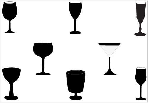 wine glass clip art vector - photo #32