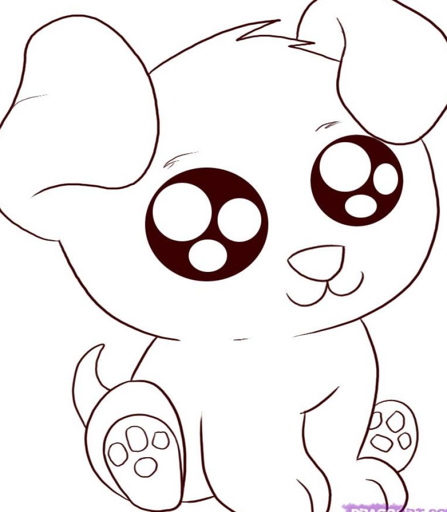 Cartoon Baby Animals Coloring Pages - Gallery