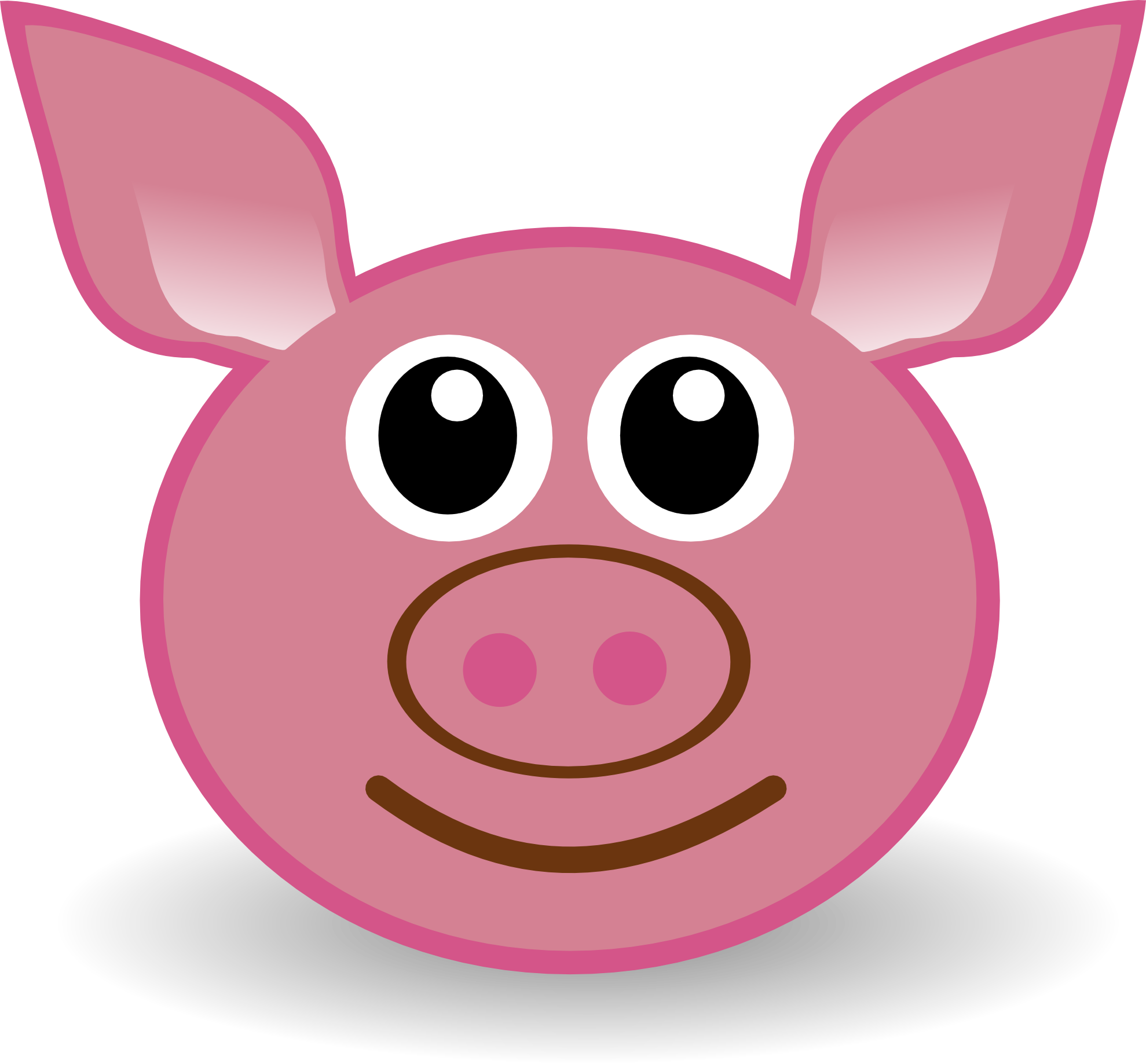 Cartoon Pig Faces - Clipart library