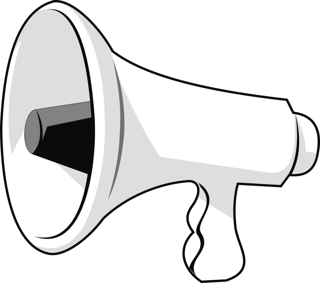 Clip Arts Related To : Megaphone Icon. view all Megaphone Clipart Black And...