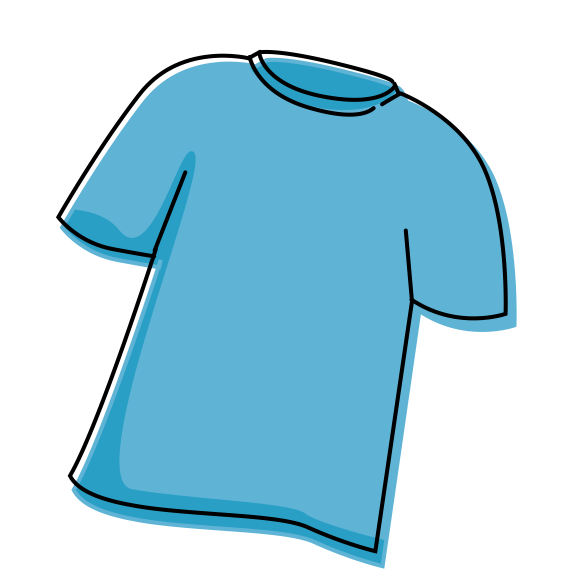 T Shirt Outline Printable - Clipart library