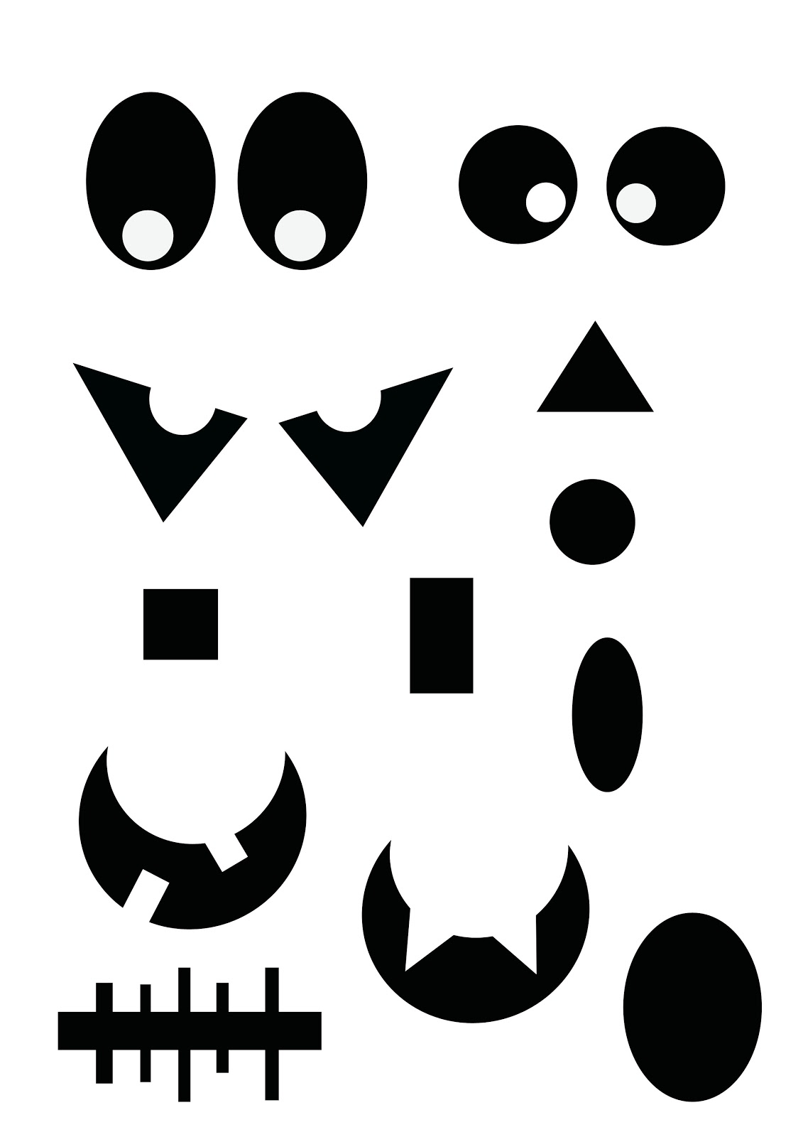 Free Printable Ghost Faces Download Free Clip Art Free Clip Art On Clipart Library