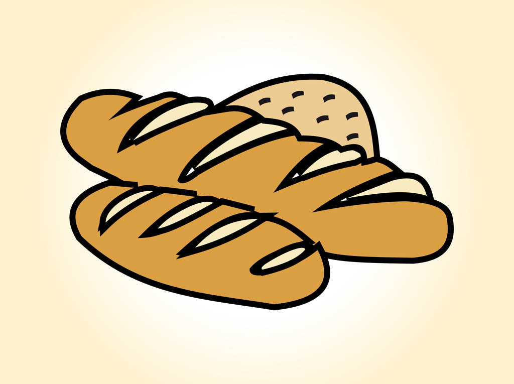Cartoon Bread Loaf