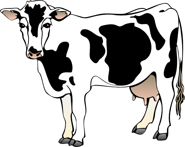 Cow 11 clip art - vector clip art online, royalty free  public domain