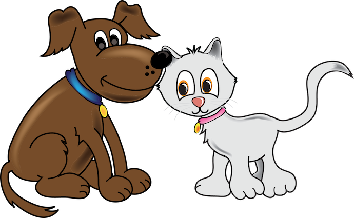 free clipart dogs and cats - photo #38