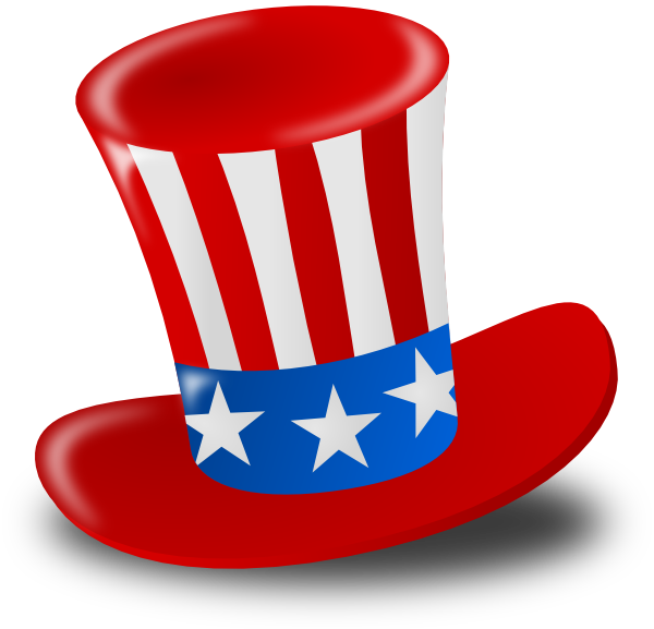 Independence Day Hat clip art - vector clip art online, royalty 