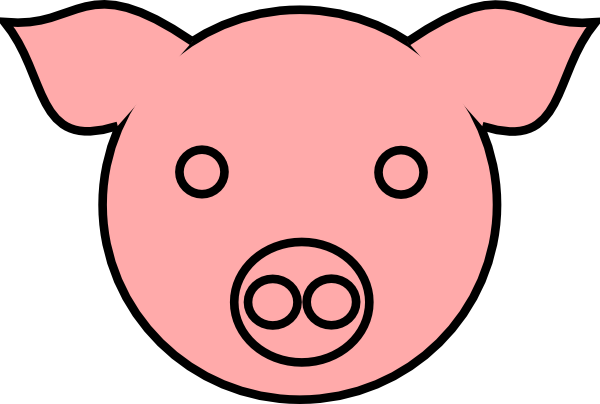 Pig Face Clip Art 