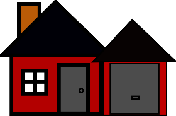 Red Brick House Clipart | Clipart library - Free Clipart Images