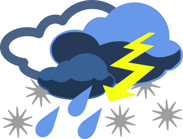 Inclement Weather clip art - vector clip art online, royalty free 