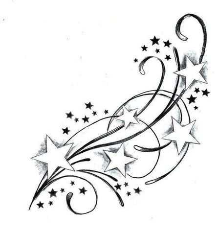 90 Nine Tattoo Designs - Stars Tattoo Designs