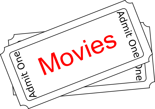 Movie Ticket Clipart Black And White | Clipart library - Free 
