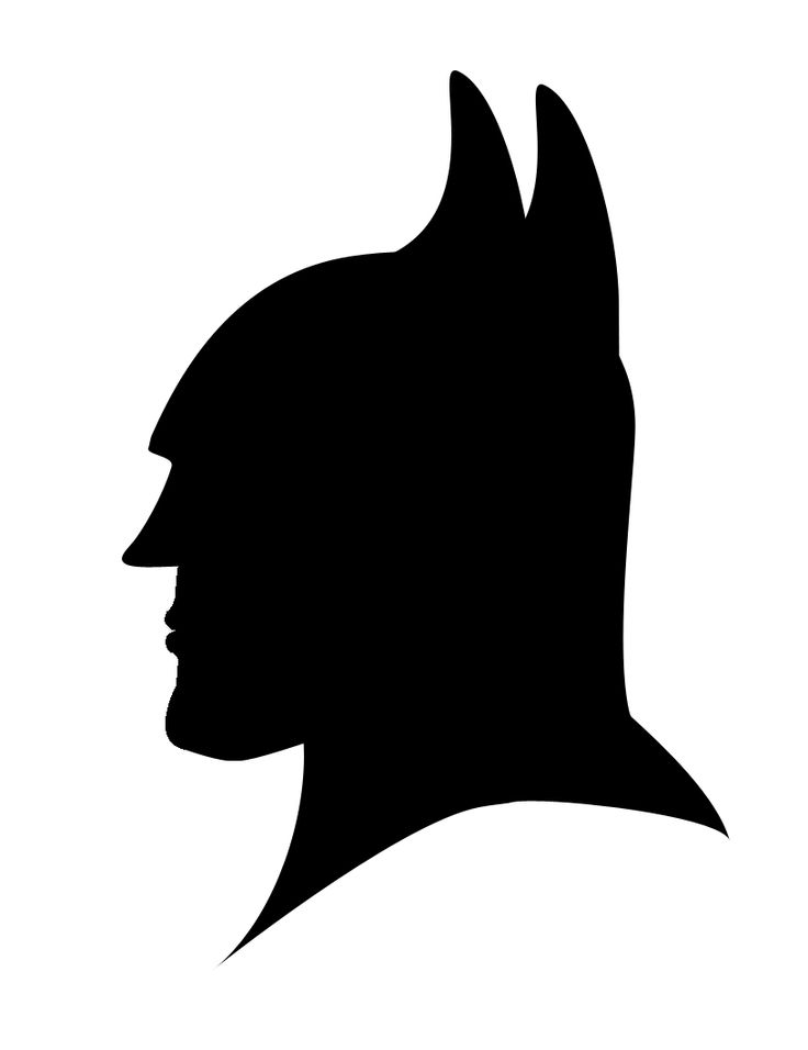 Batman Silhouette Stencil | Stencils for freezer paper | Clipart library