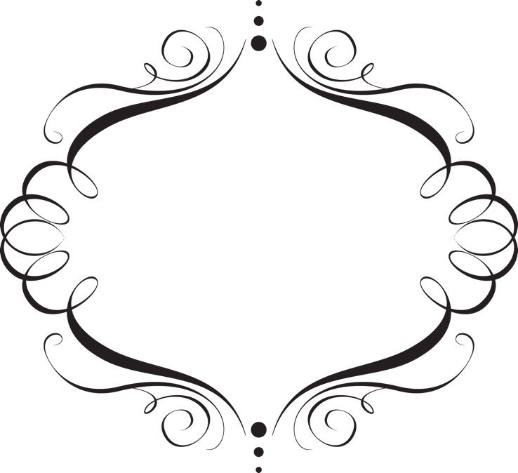 Oval Frame On White Elegant Tattoo