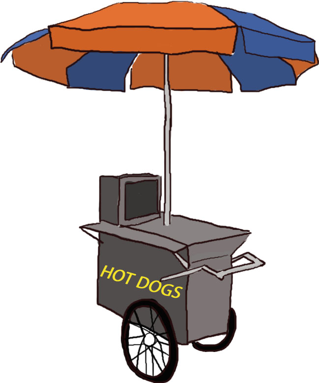 clipart hot dog stand - photo #16