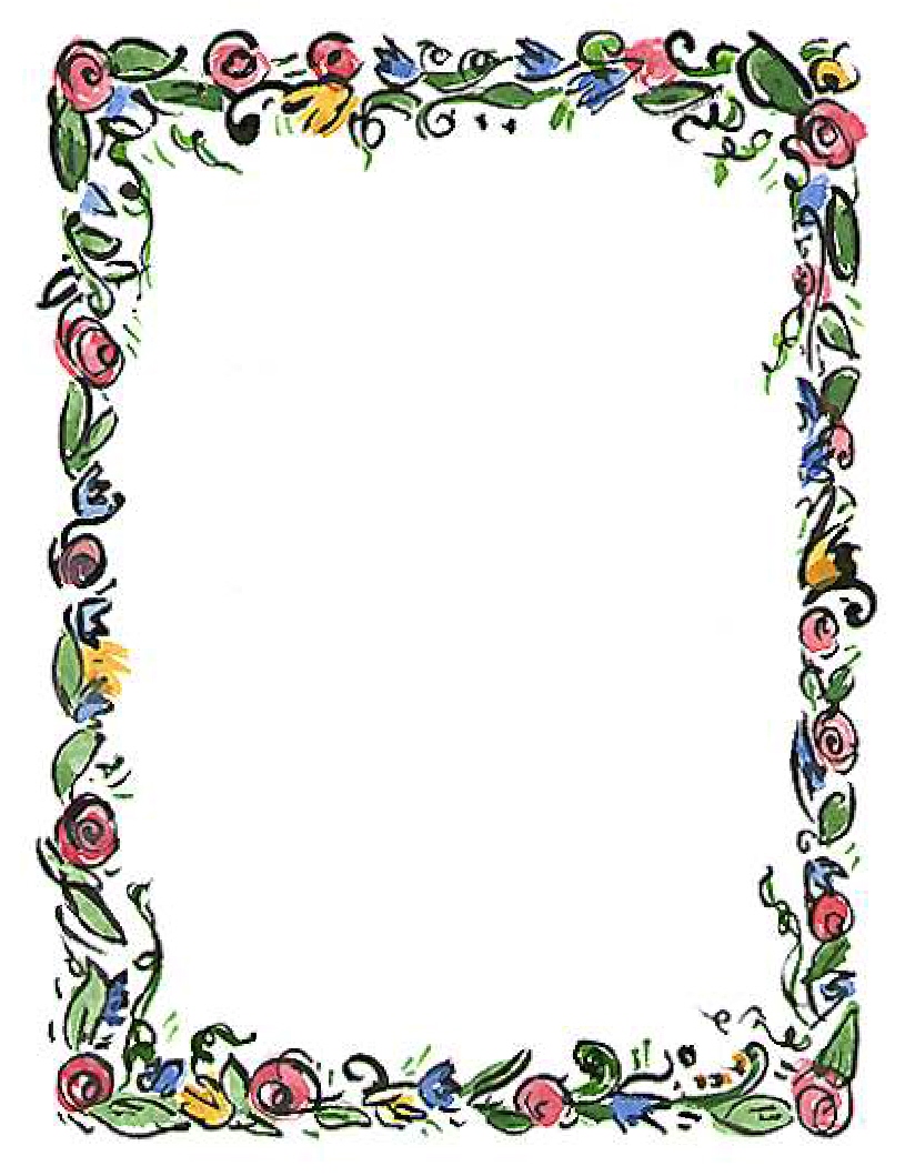 free floral clip art frames - photo #30