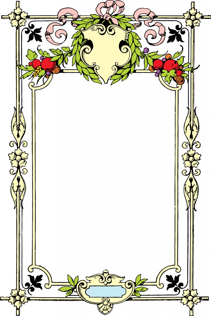 Gorgeous Clip Art Border Frame | Oh So Nifty Vintage Graphics