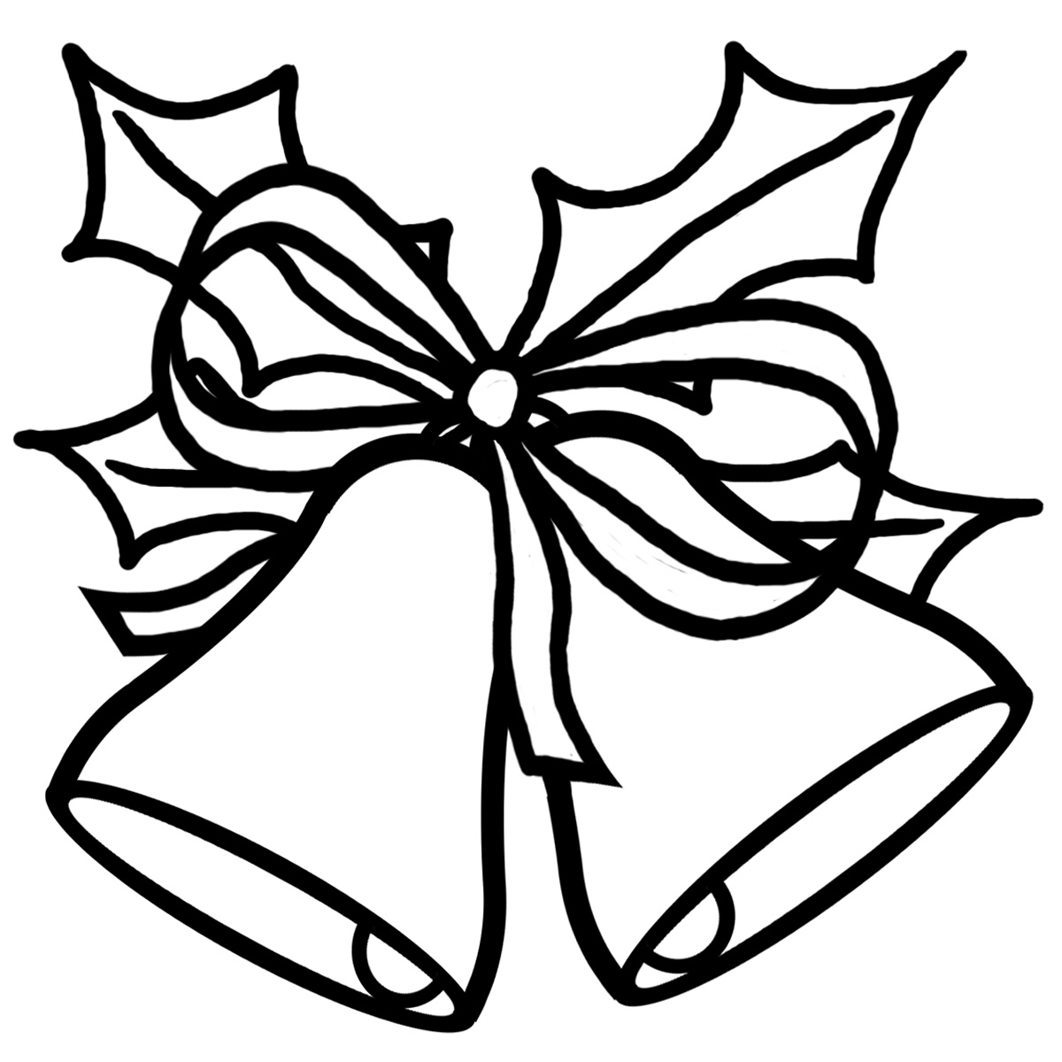 Free Black And White Christmas Clipart, Download Free Black And White