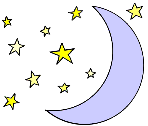 sun moon star clipart