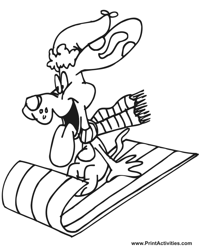 sled dog Colouring Pages (page 3)