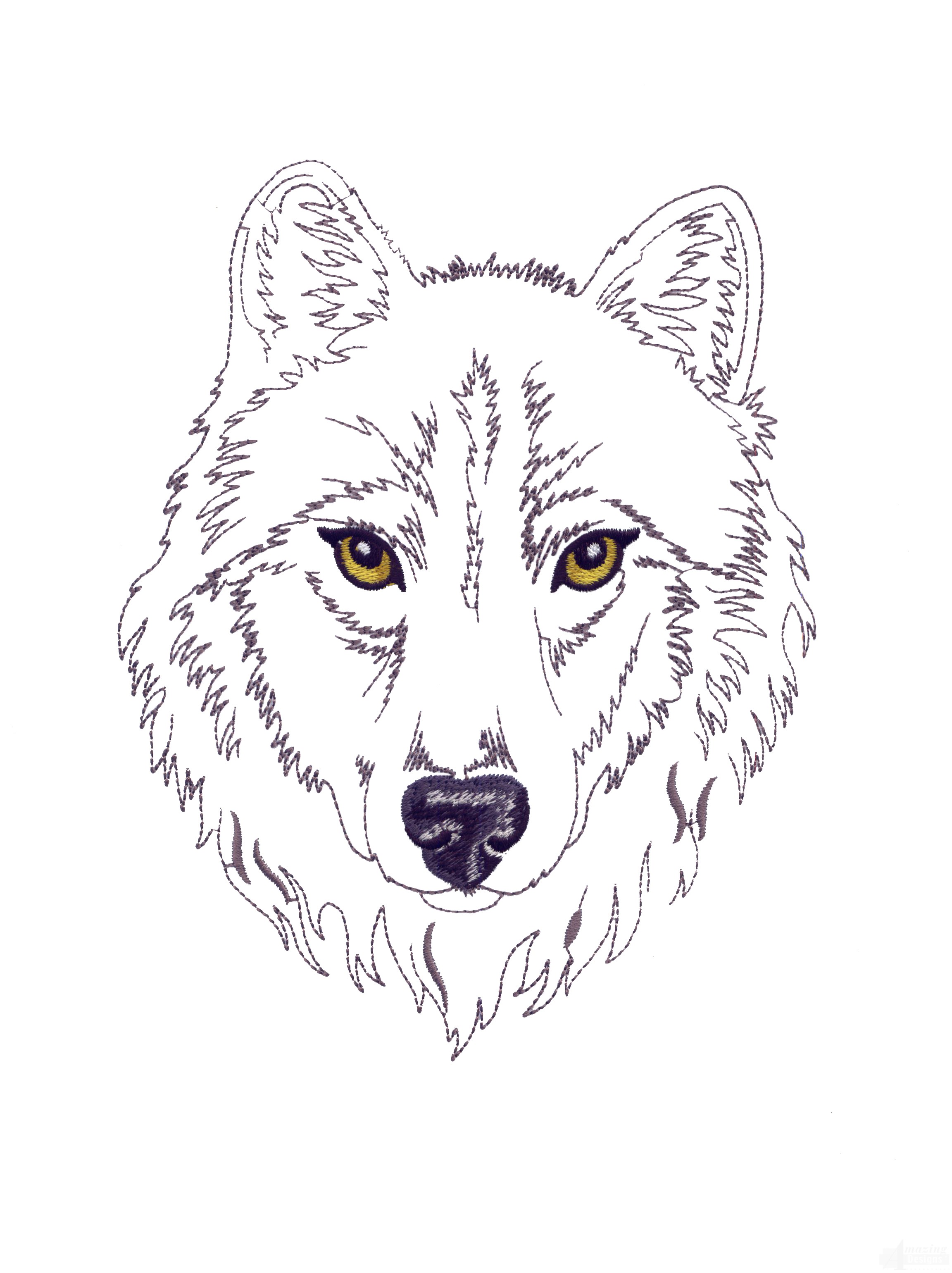 Free Wolf Outline, Download Free Wolf Outline png images, Free ClipArts