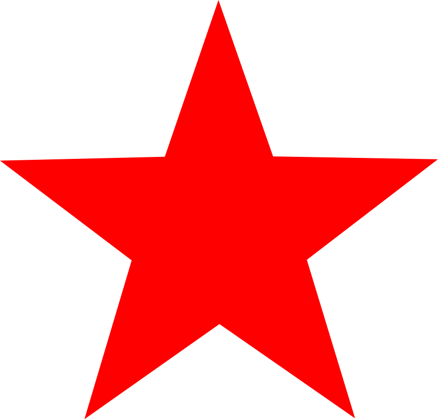 Red star Clipart, vector clip art online, royalty free design 