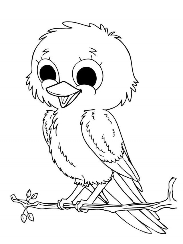 Baby Chick Coloring Page Animal Pages Printable Chicks