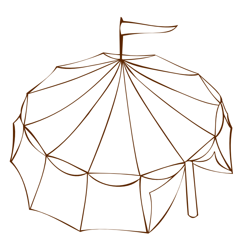Clipart - RPG map symbols Circus Tent 2