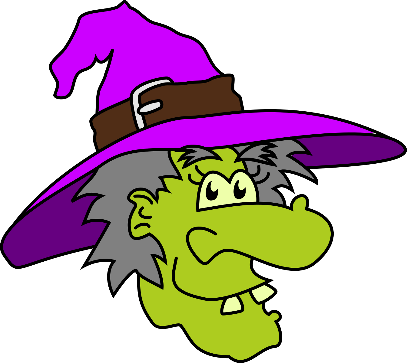 Cartoon Witch Face Clip Art Car Pictures