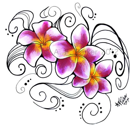flower tattoo clip art - photo #36