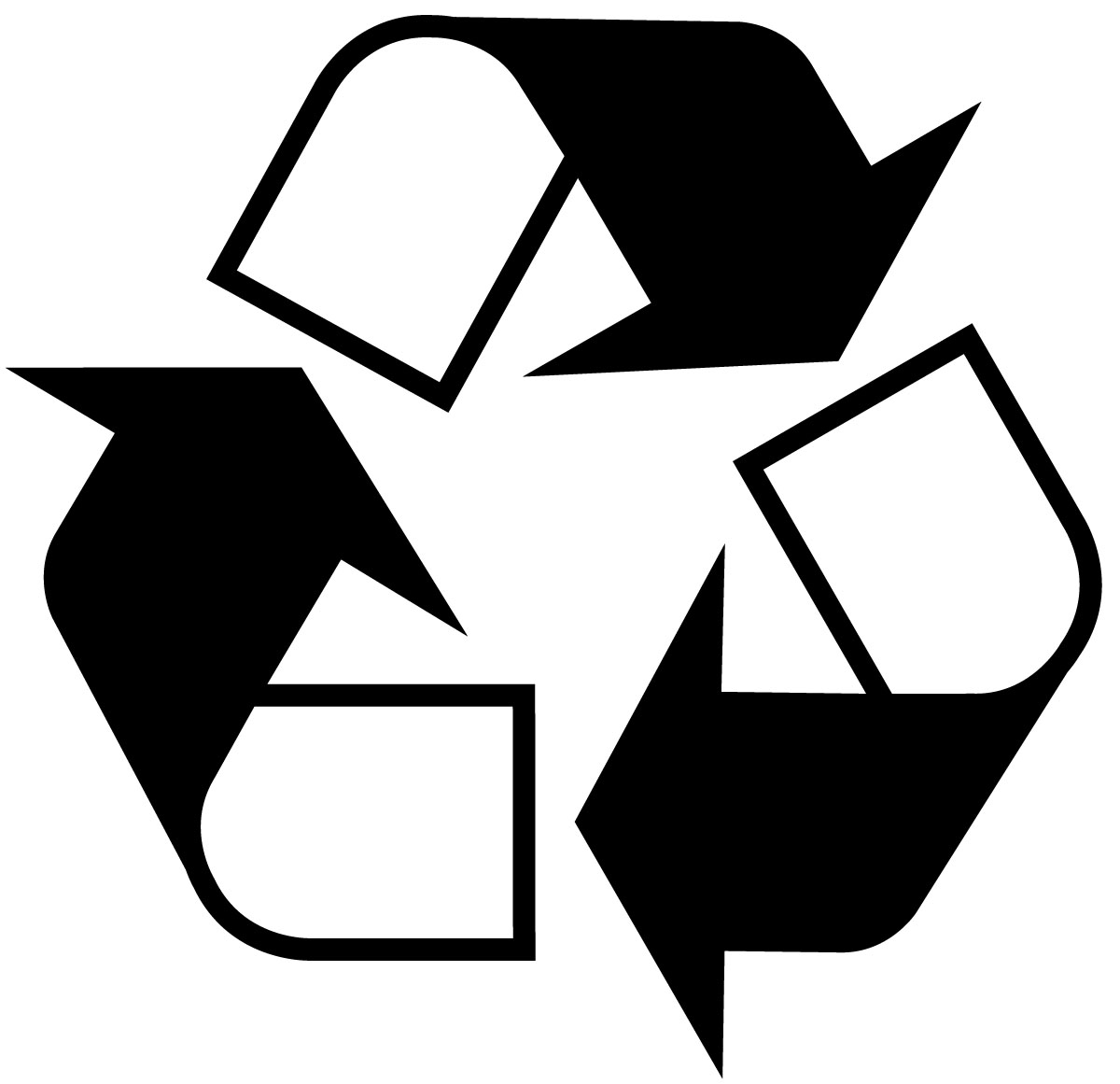Pix For  Recycling Icon White