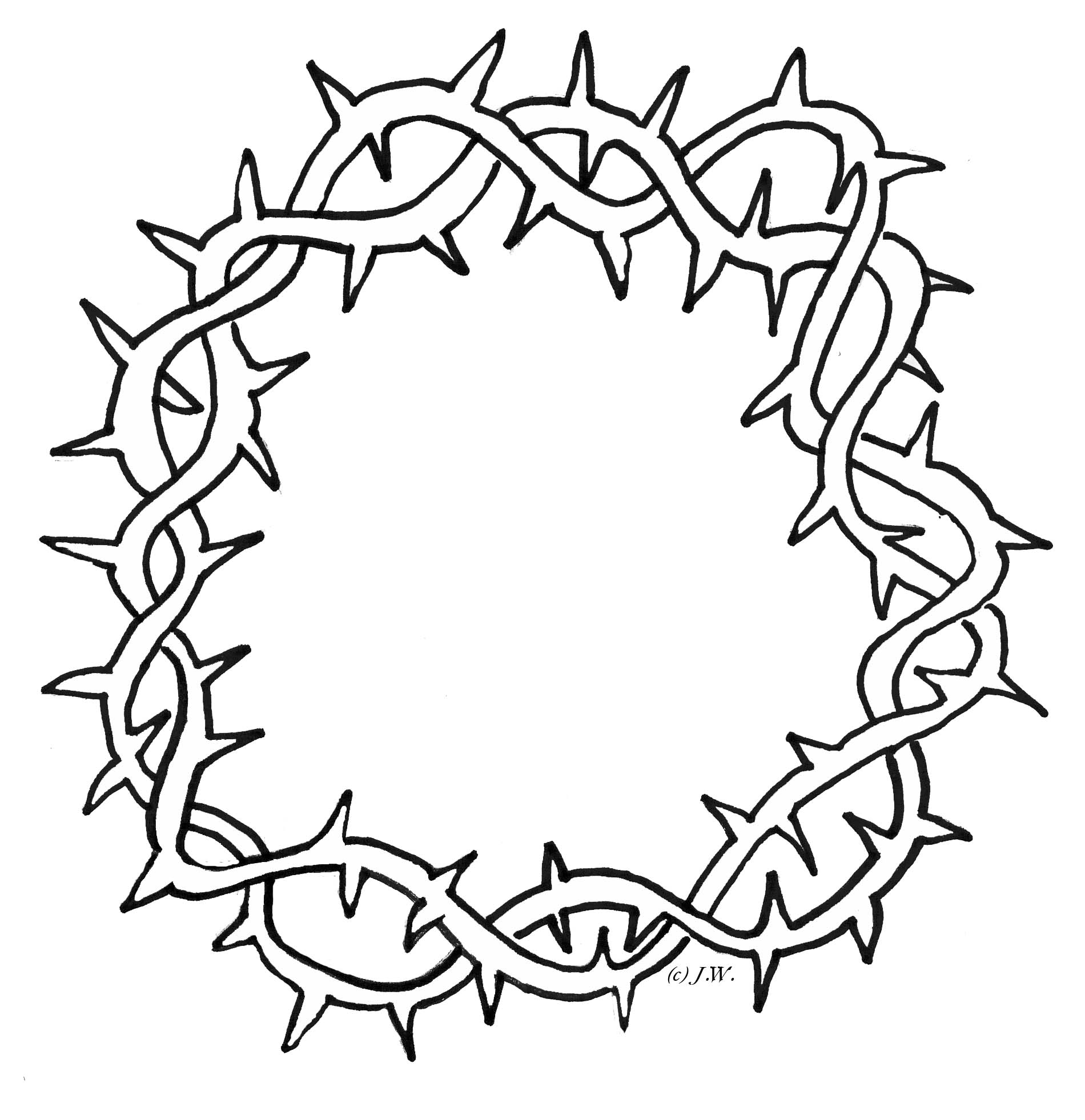 christian clip art crown of thorns - photo #41