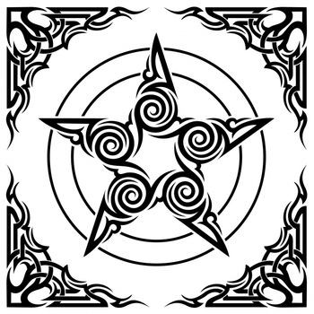 Free Star Tattoos Designs - Clipart library