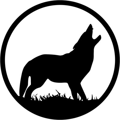 Gallery For  Wolf Howling Silhouette Clip Art