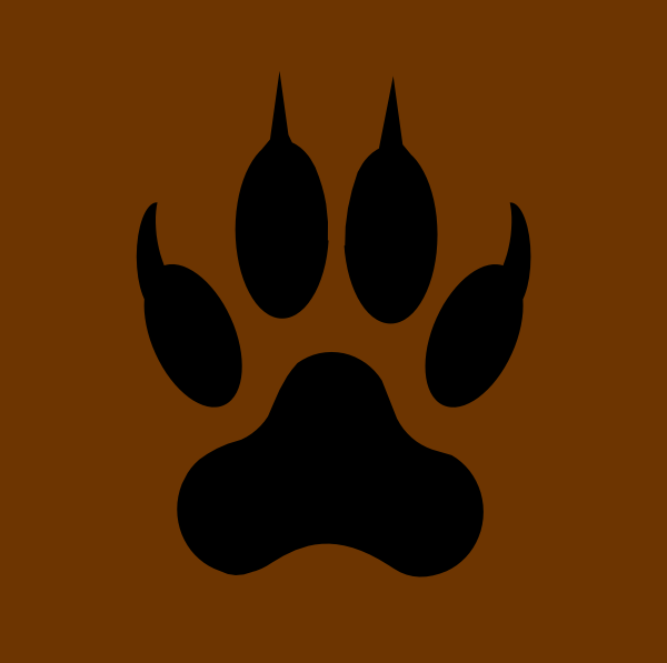 Lion Pawprint - Clipart library