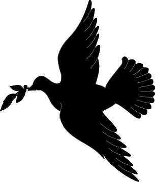 spaceface doves clipart