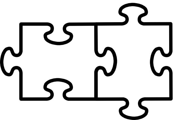 Puzzle Piece Outline - Clipart library