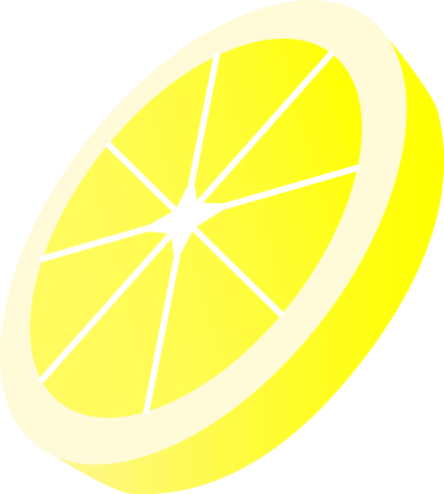 lemon wedge clip art - photo #14