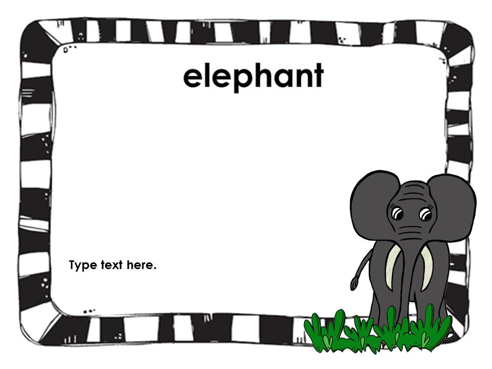 Clip Art by Carrie Teaching First: Trip to the Zoo Interactive 