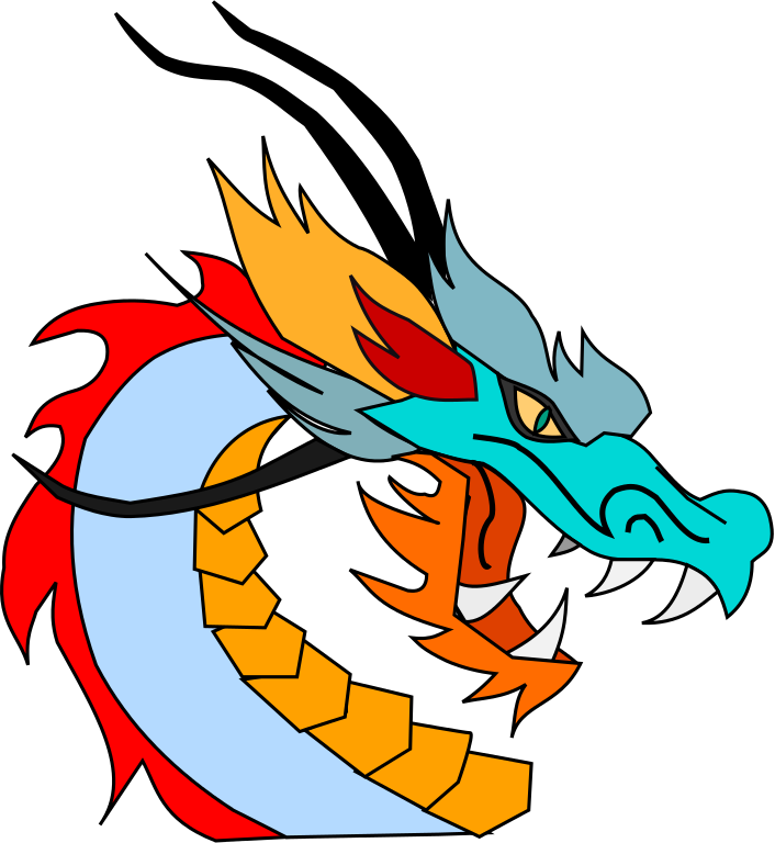 File:Dragon clip art.svg - Wikimedia Commons